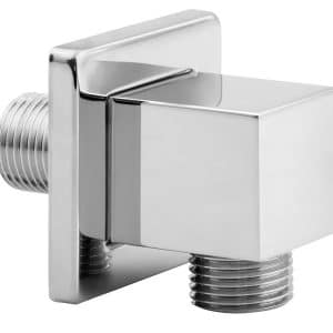Vývod sprchy, hranatý, chrom