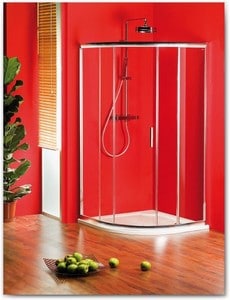 SIGMA Čtvrtkruhová zástěna jednodílná 90 čiré (SG1199)