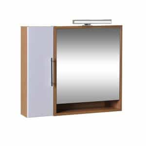 Krajcar K-KLASA PLUS Zrcadlová skříňka s osvětlením 75x65x17cm