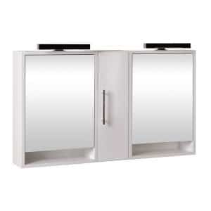 Krajcar K-KLASA PLUS Zrcadlová skříňka s osvětlením 130x65x17cm