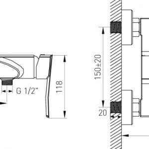 Veneto - Sprchová baterie