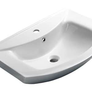 Zero - Keramické umyvadlo 65x43,5cm