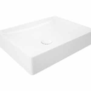 Krajcar BLOCK 50 - Keramické umyvadlo 50x10,5x38 cm