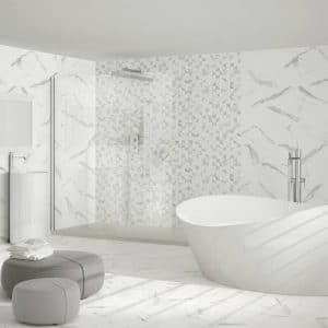 Obklady dlažby mozaiky - koupelna