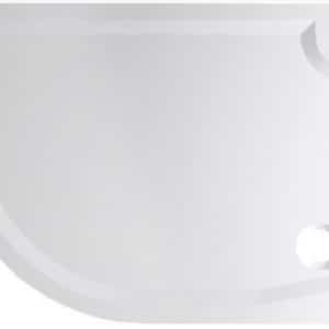 Riva - Sprchová vanička 100x80, čtvrtkruh, pravá