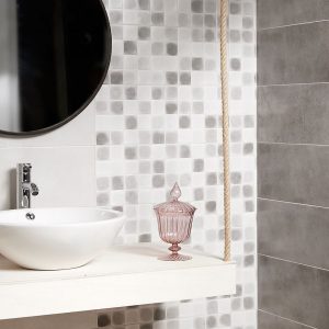 Obklad SINTRA Marengo šedočerný imitace betonu 20x50 cm