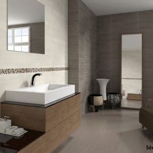 Obklad CONCRET Brown moderní 25x70