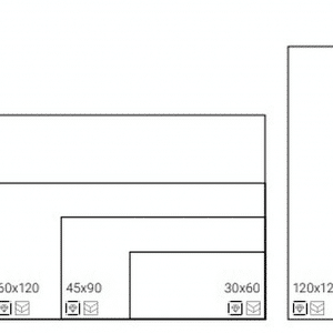 Dlažba CREPUSCOLO Pearl imitace betonu 75x150
