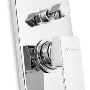 Nobless Edge - Vanová, sprchová baterie s přepínačem, chrom