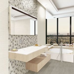 Obklad TESSILE Taupe imitace kamene 25x50