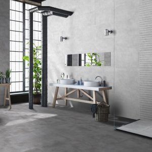 Obklad TREND Acero šedý imitace betonu 40x120