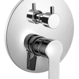 BARON podomítková sprchová baterie, 2 výstupy, chrom