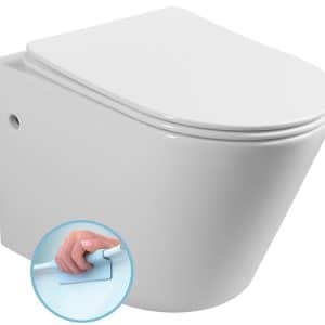 PACO závěsná WC mísa, Rimless, 36x53